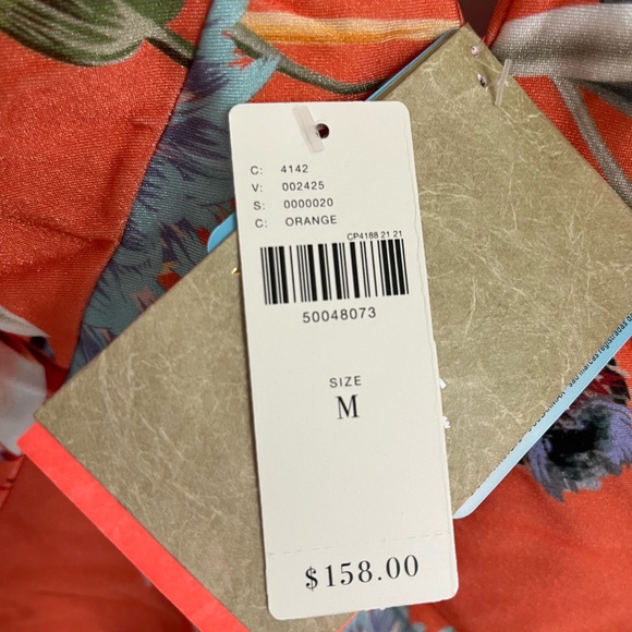 NWT Anthropologie Salinas Floral One-Piece Swimsuit Size Medium - Picture 7 of 13